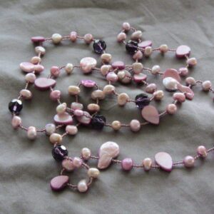 Coinparel collier lichtroze